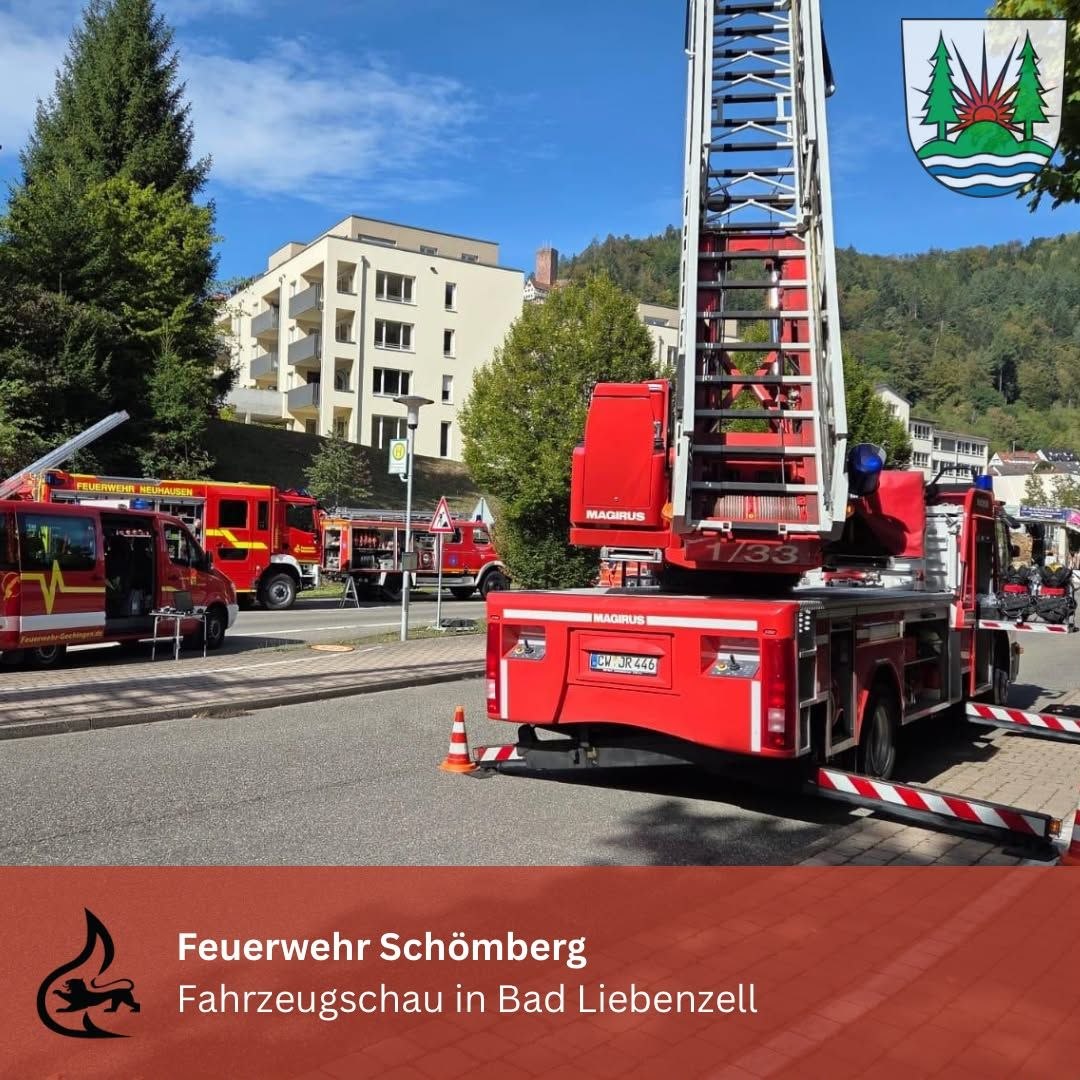 Fahrzeugschau bei der Feuerwehr Bad Liebenzell